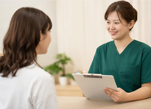 手掌母指の施術