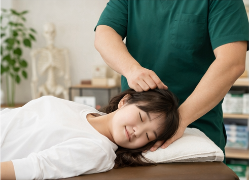 整体ほぐしの施術